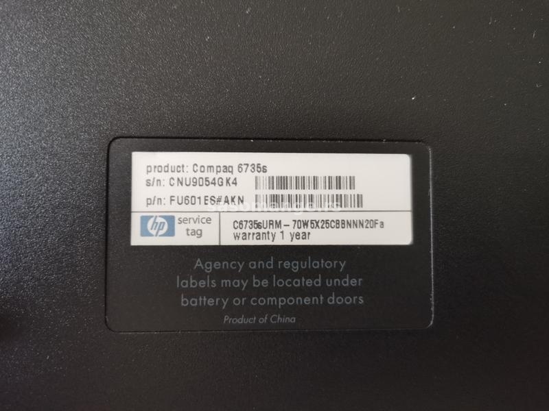 HP Compaq 6735s