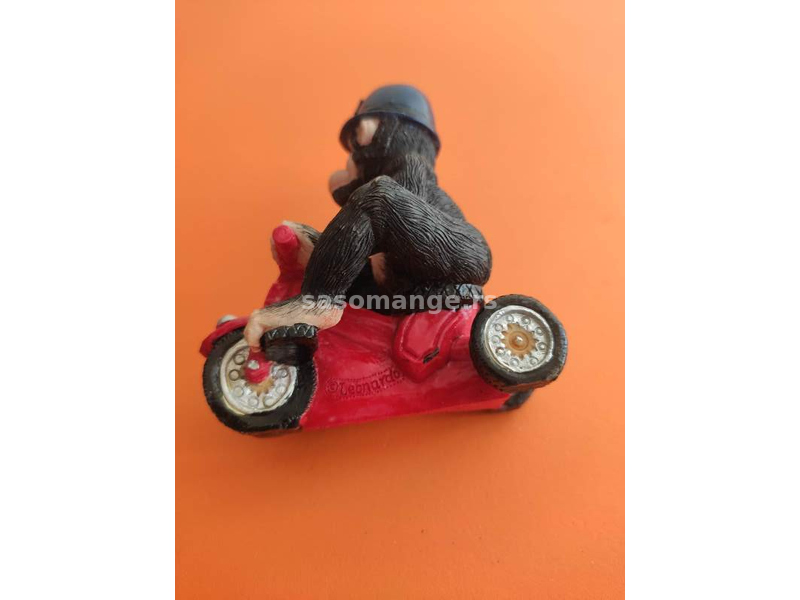 Ukrasna figura Majmun na biciklu London