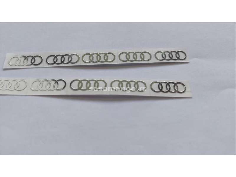 Mini metalni stikeri Audi