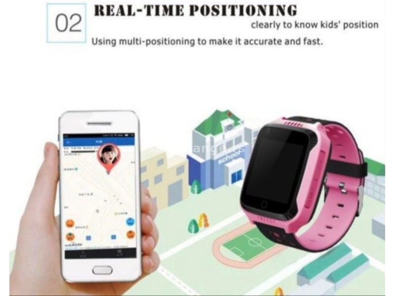 Deciji Sat lokator – Pametni Deciji Smartwatch telefon GPS Q528
