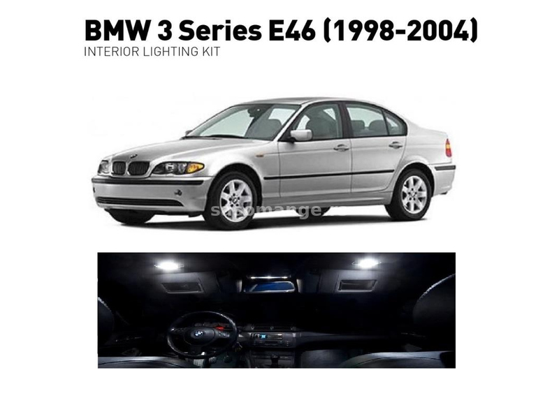 Led rasveta enterijera BMW Serija 3 E46 komplet