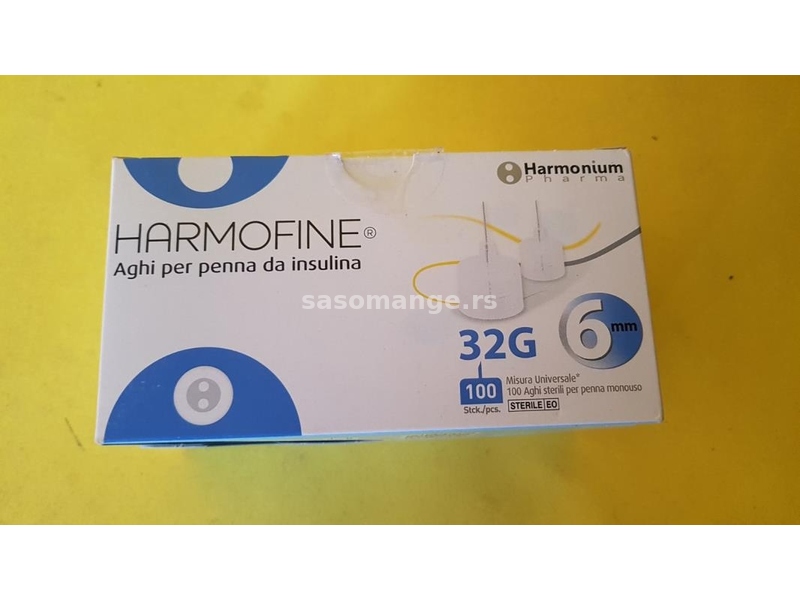HARMOFINE 32G 6mm iglice za PEN za insulin