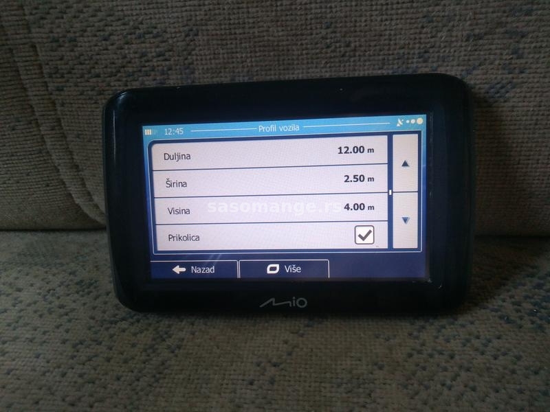 gps mio spirit 4,3 inča- nove mape