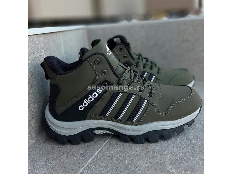 Adidas duboke cipele maslinaste