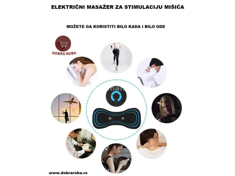Električni masažer za stimulaciju i opuštanje mišića - NOVO