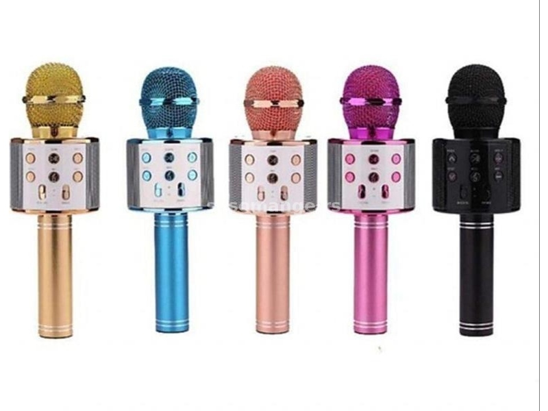 Bežični bluetooth mikrofon za karaoke i zvučnik