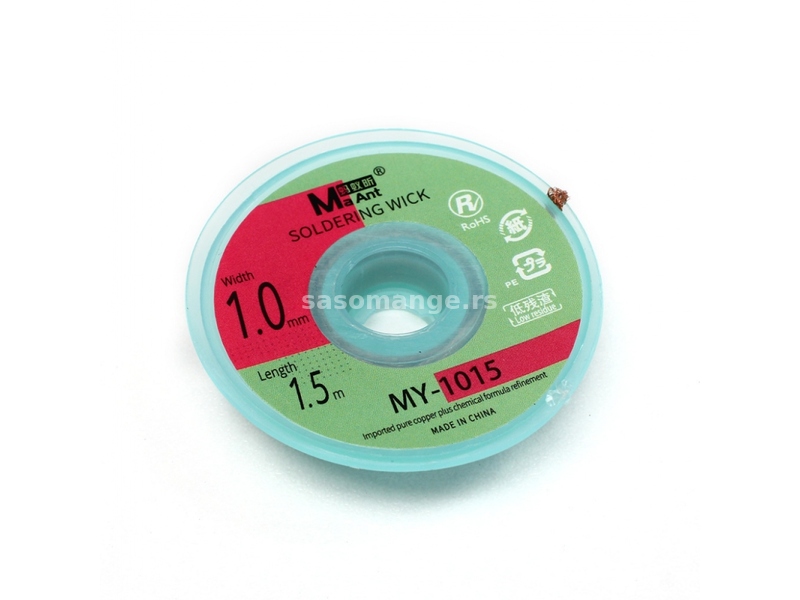 Traka (zica) za razlemljivanje i uklanjanje kalaja MaAnt MY-1015 1mm-1,5m 20653
