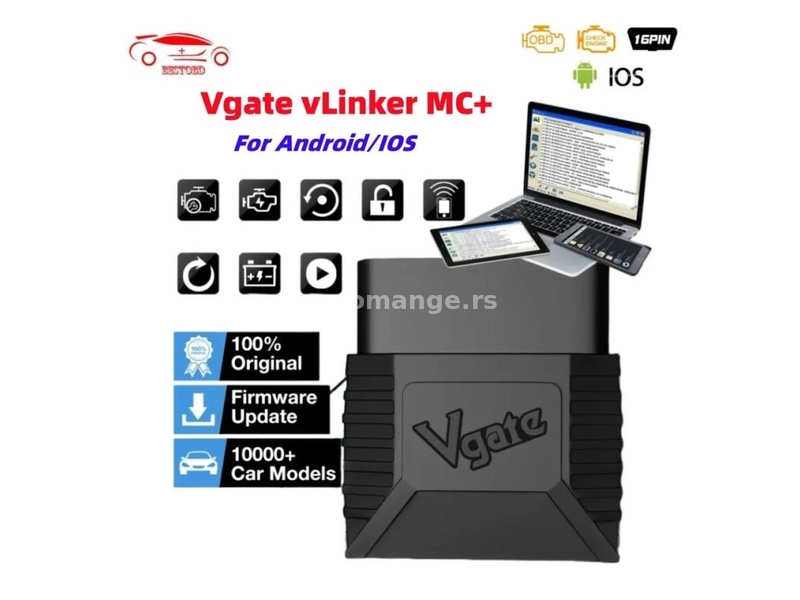 Vgate vLinker MC + V2.2 Bluetooth 4.0 BimmerCode FORScan