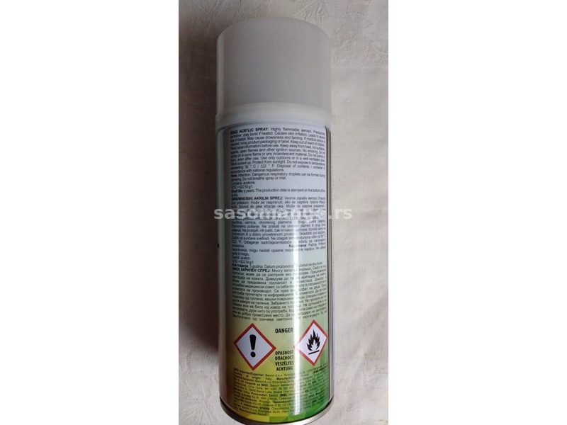 Beorol acryl crveni sprej 400 ml,rok upotrebe do 31.08.2027.,nov