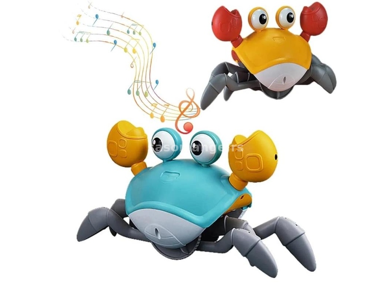 Šetajuća kraba sa muzikom i senzorom pokreta