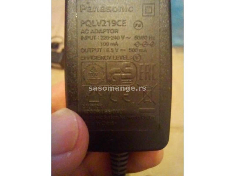 Adapter Panasonic 6,5v 500mA