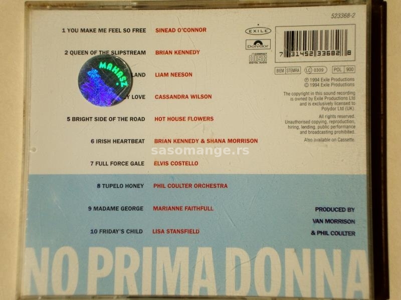No Prima Donna (The Songs Of Van Morrison)