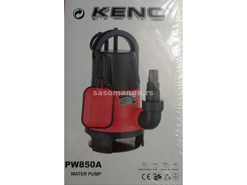 Keno PW850A potapajuca pumpa za vodu 1100W NOVO+GARANCIJA