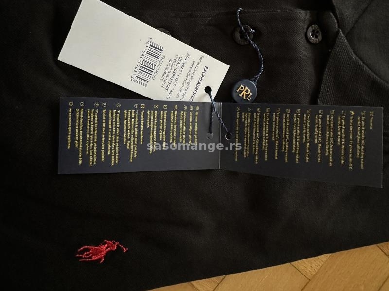 Polo Ralph Lauren muska majica sa kragnom crna 2XL 3XL 4XL 5XL 6XL P4
