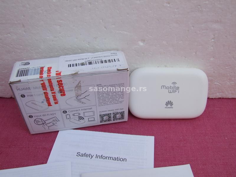 Huawei E5330 3G WiFi prenosni Mi-Fi ruter FULL + GARANCIJA!