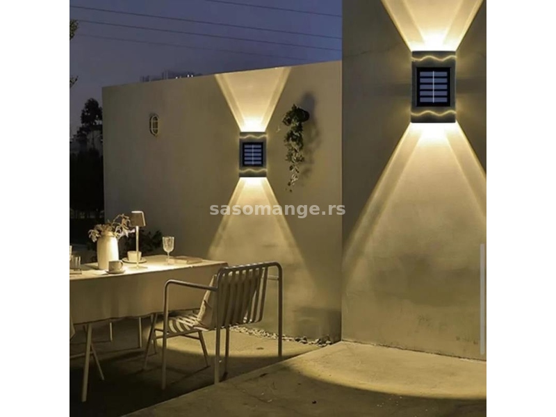Solarne zidne lampe 4kom Dekorativne lampe za zid