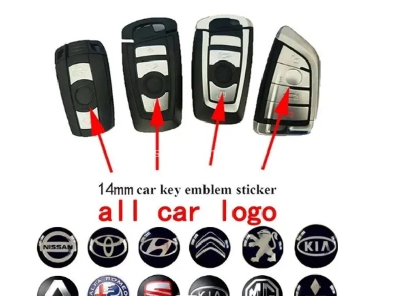 BMW AUDI mercedes VW stiker za ključ (epoxy) 14mm logo