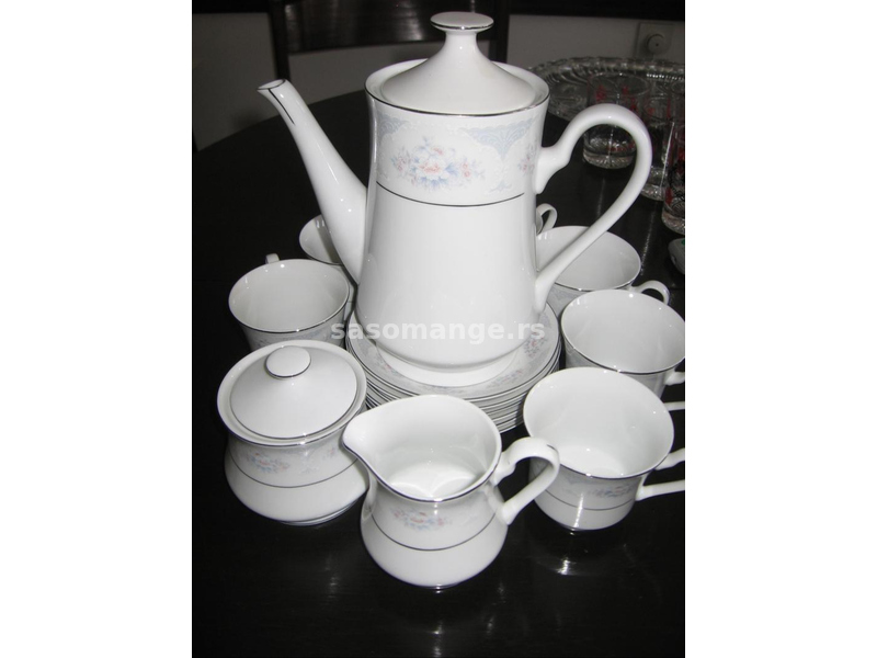 Porcelanski servis za belu kafu i čaj