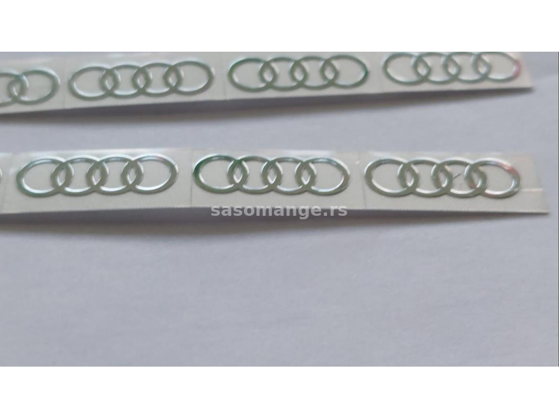 Mini metalni stikeri Audi