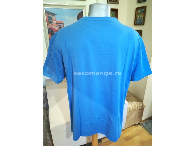 Nova muska pamucna majica u velikom broju Mastiff Plava 4XL Novo