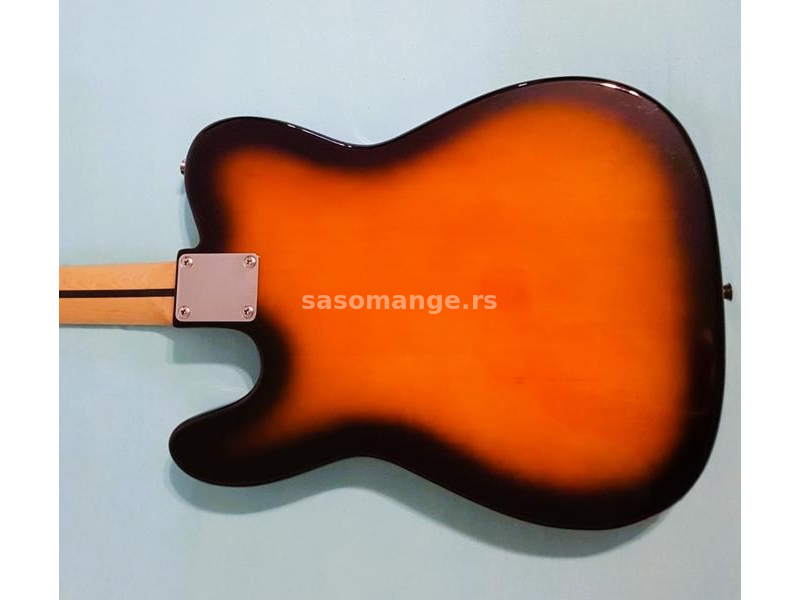 Harmonia Telecaster sunburst električna gitara + torba, trzalice, lekcije