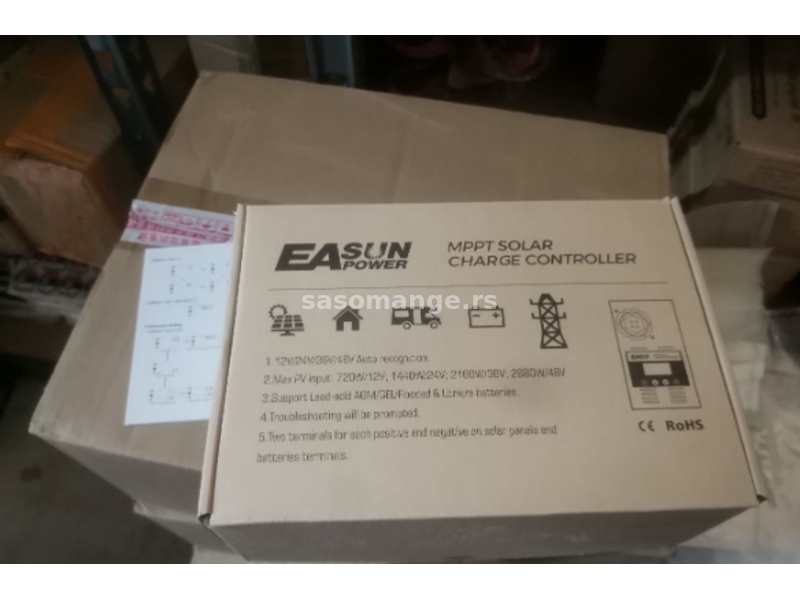 Easun MPPT Solarni kontroler 12/24V/36V/48V 60A original