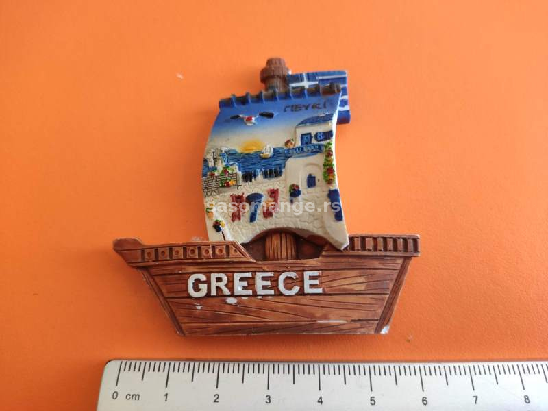 Magnet za frižider Grčka brod