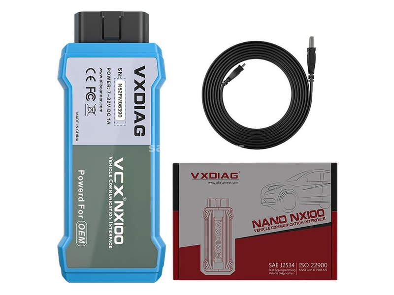 VXDIAG VCX NANO NX100 WiFi- VW/Audi/Škoda/Seat/Bentley