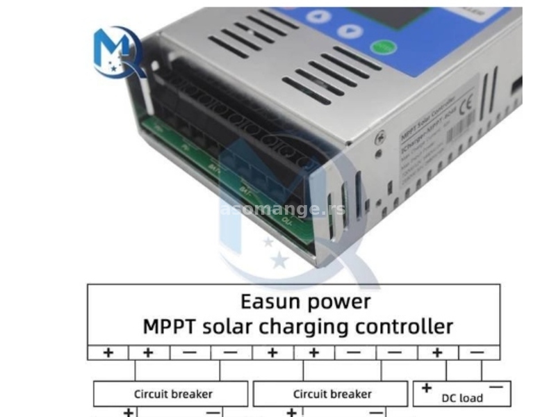 Easun MPPT Solarni kontroler 12/24V/36V/48V 60A original