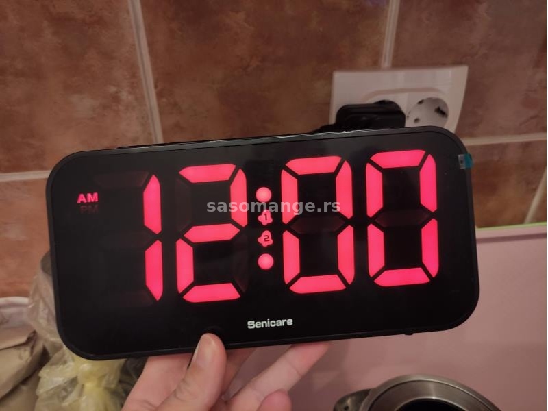 Digitalni sat sa alarmom veliki displej Senicare