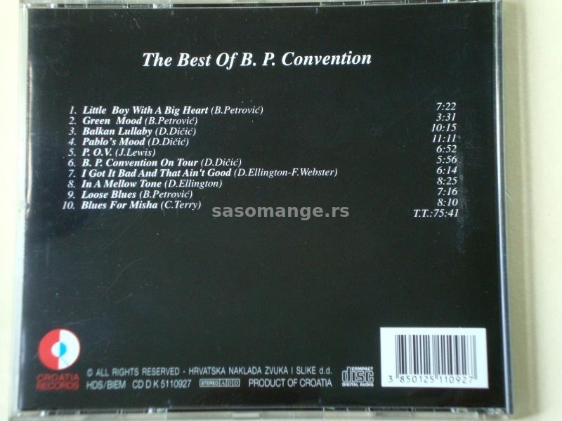 B. P. Convention - The Best Of B. P. Convention