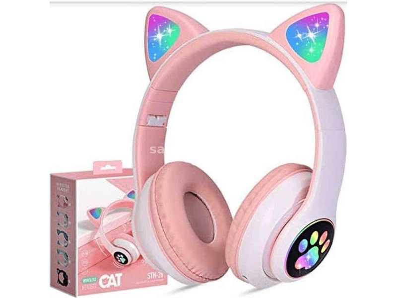 BT slusalice svetlece CAT EAR