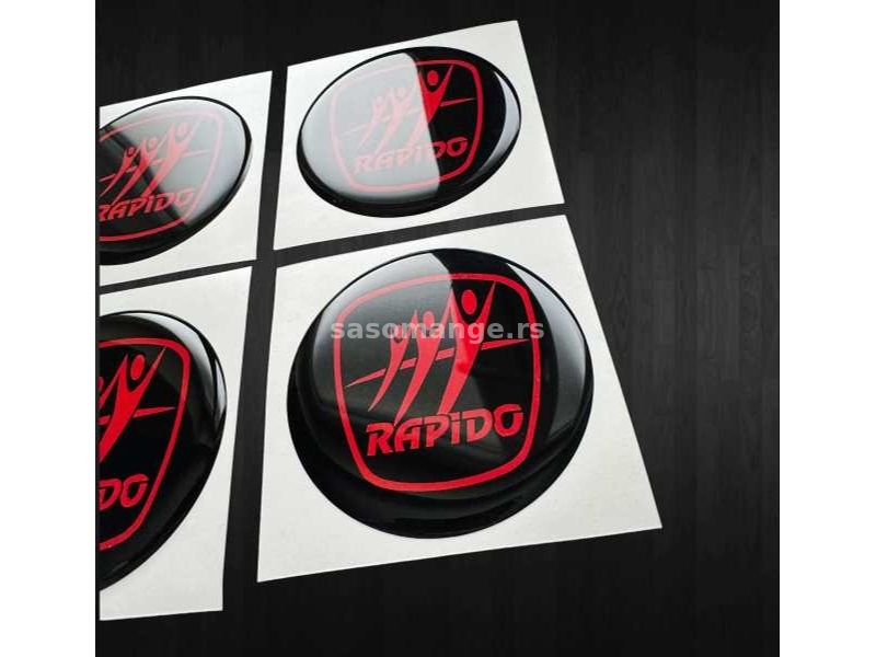 3D Stikeri za Felne FIAT Rapido kamper nalepnice - 2277