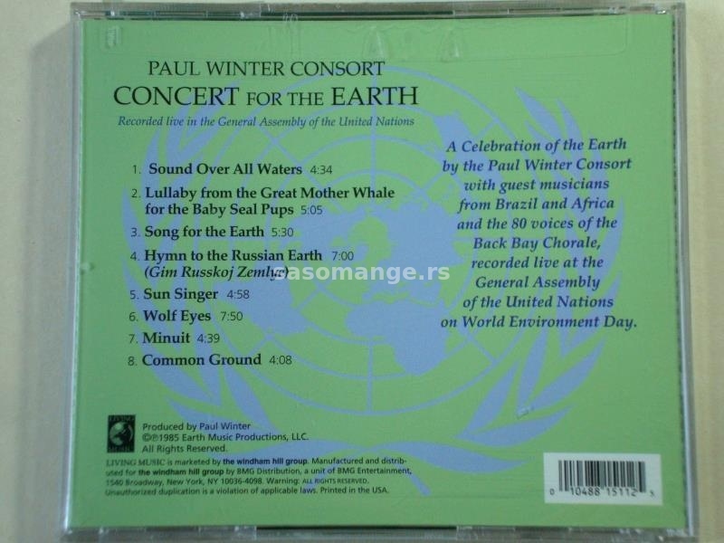 Paul Winter Consort - Concert For The Earth (Live At The United Nations)