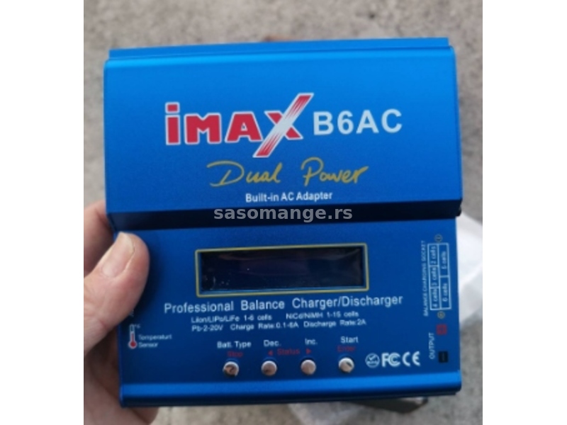 iMax B6AC Pametni punjac baterija Lion,LiPo,LiFe,Pb,NiCd,