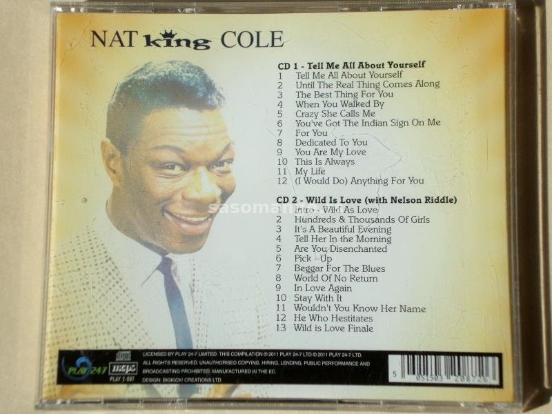 Nat King Cole - Tell Me About Yourself + Wild Is Love (2xCD)