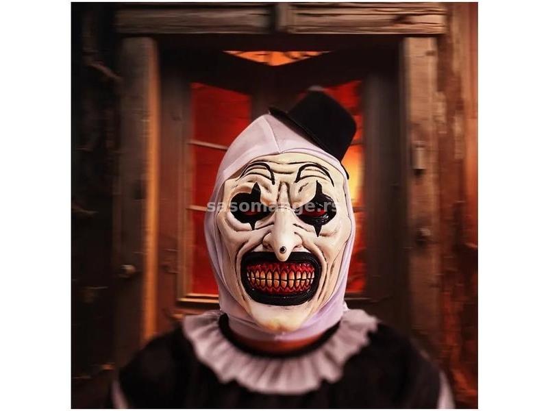 Maska Terrifier Za Noc Vestica, Halloween, Maskenbal Model 1