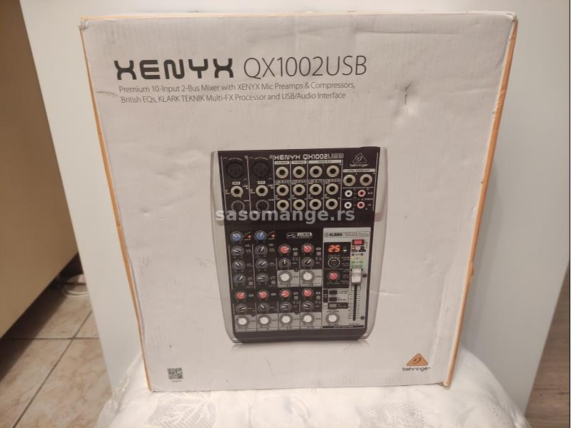 Behringer XENYX QX1002USB mixer mikseta