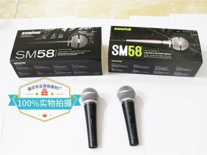 Mikrofon Shure SM-58 AKCIJA Shure SM-58 mikrofon Original