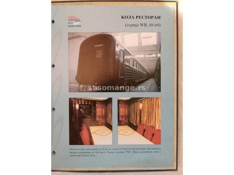 Knjiga:Vozna sredstva putnickog saobracaja ŽTP-a Beograd 35 strana sa kolor fotografijama.