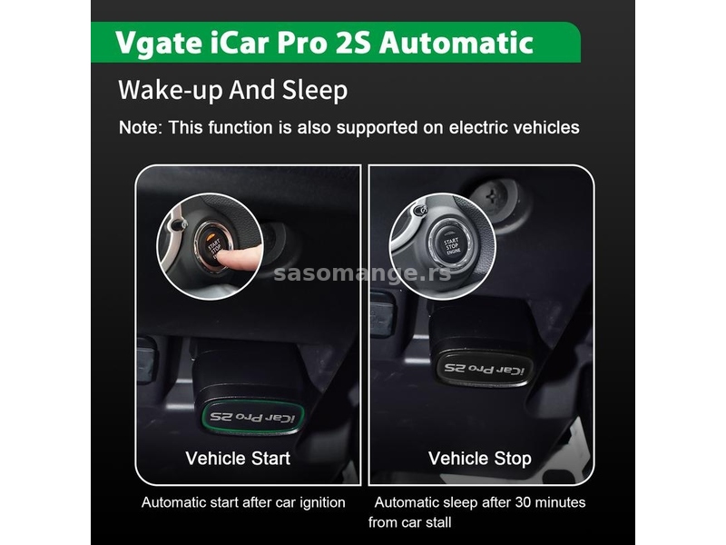 Vgate iCar Pro 2S OBD2 Bluetooth 5.3, IOS Android, PC