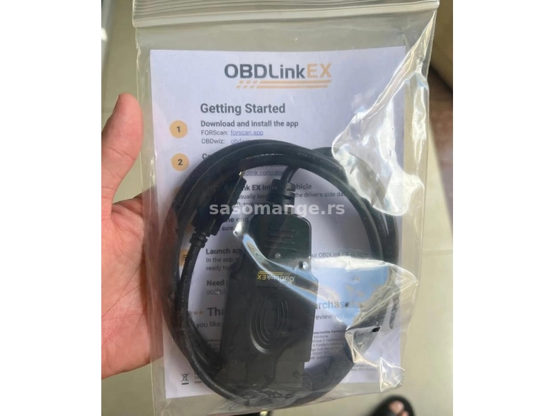 OBDLink EX OBD2 USB OBDwiz MultiECUScan / ForScan