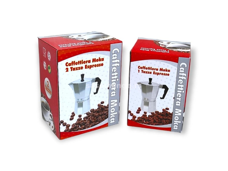 Espresso Pot - Moca Pot 1 ili 2 šoljice