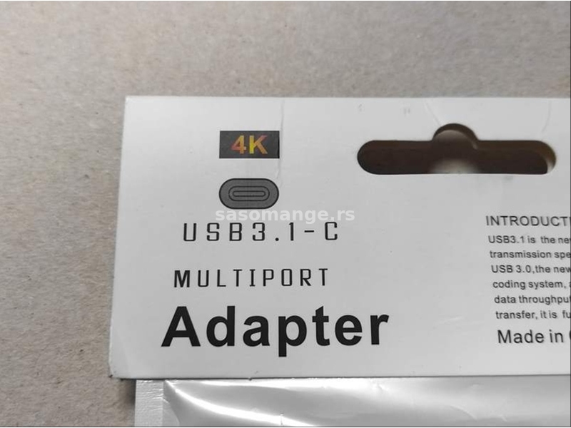 Adapter USB3.1 - C to HDMI and VGA