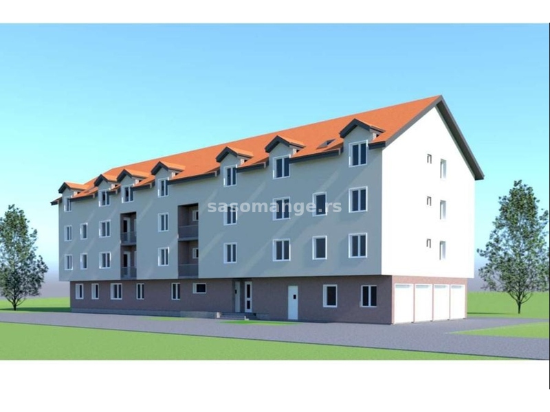 Prodaje se jednoiposoban stan u izgradnji, površine 56 m, Obrenovac, 72 800