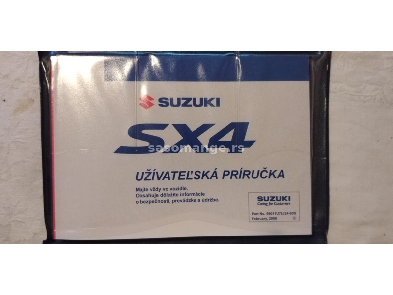 Tehnicko uputstvo za upotrebu za Suzuki SX4 -02/2008. oko 200 str.slovacki