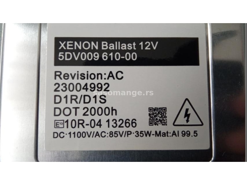 Xenon Ballast Nissan Qashqai 5Dv00961000 5Dv 009 610 00