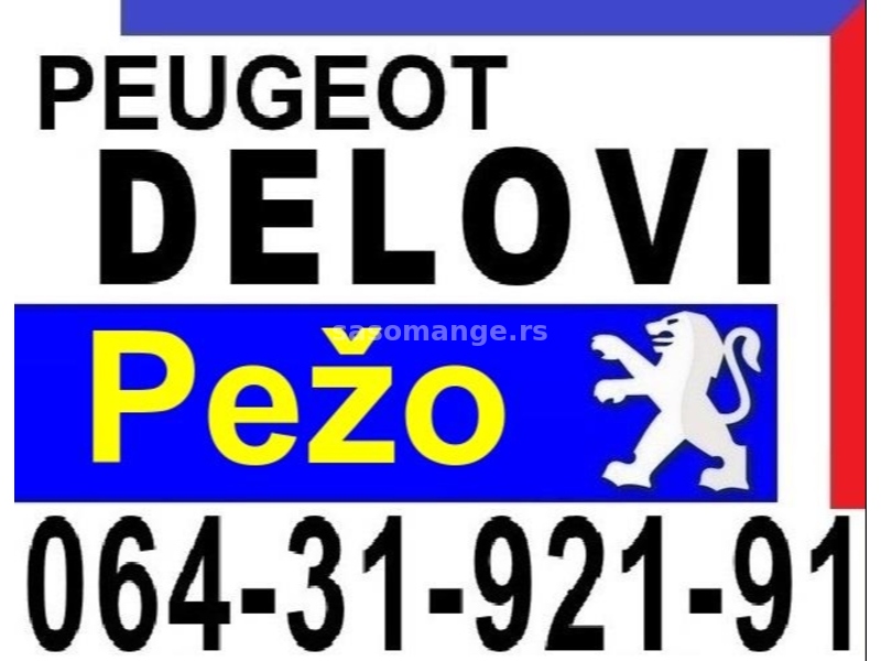Peugeot DELOVI Pežo