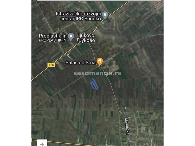 Poljovrivredno zemljiste Indjija 5km od centra grada 1.7 hektara ( 3 jutra u komadu) prva klasa.