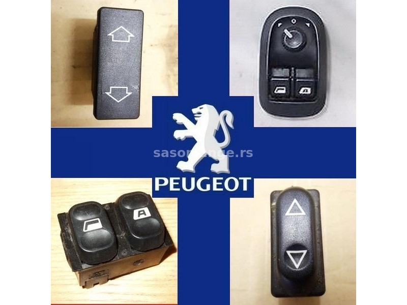 Prekidač Podizača Prozora Pežo 206 306 406 607 807 Peugeot